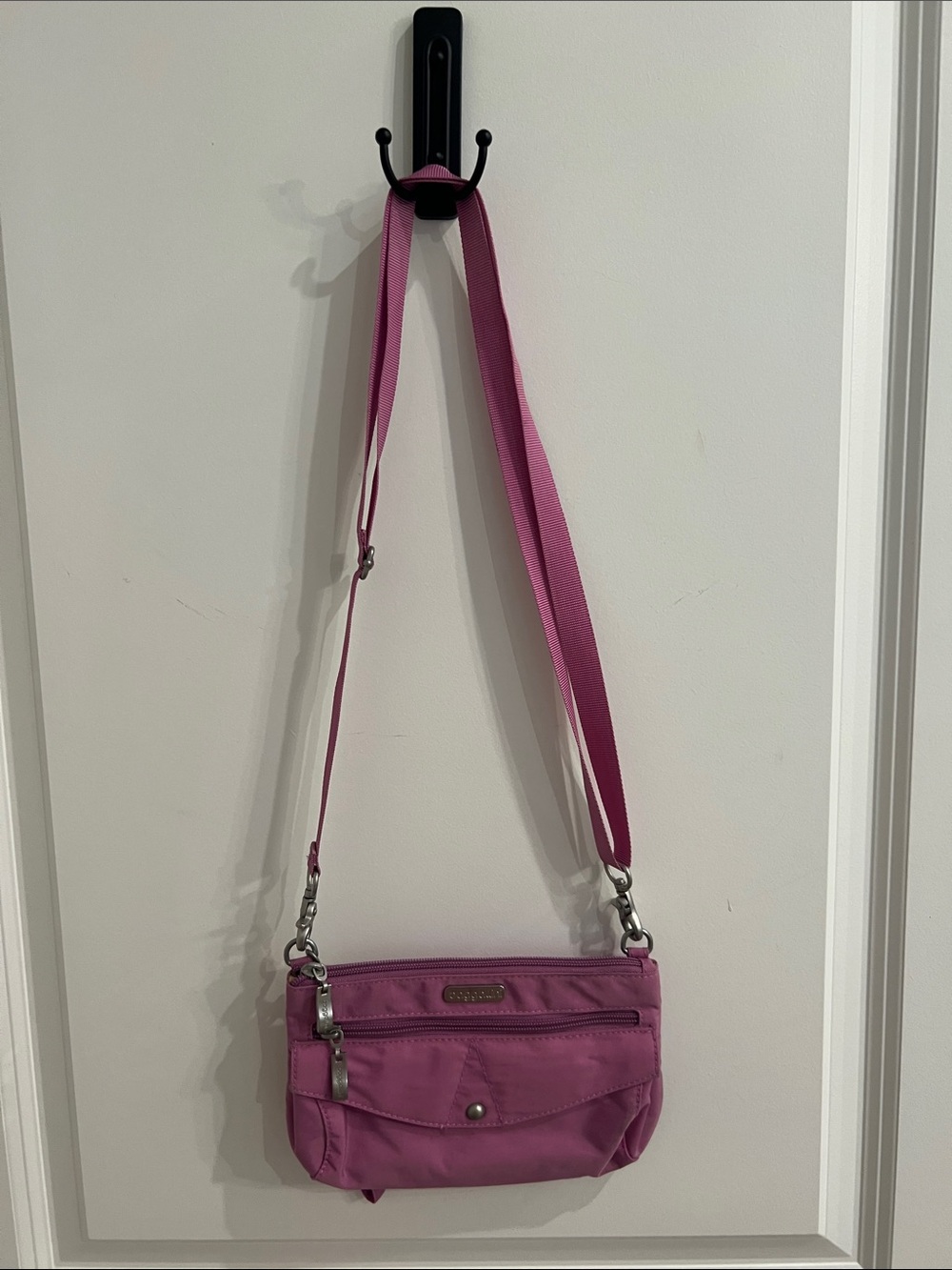 Baggallini Pink Crossbody Shoulder Bag - Women